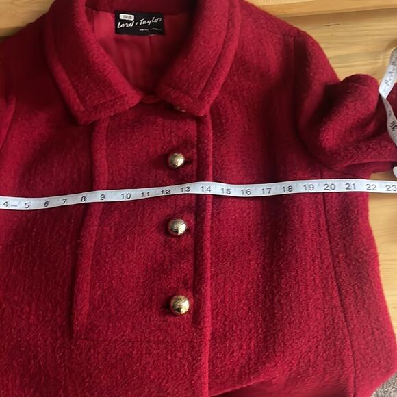 Vintage 30's Lord + Taylor/Saks Fifth Avenue wool maxi coat women's 14-16 - Picture 14 of 16